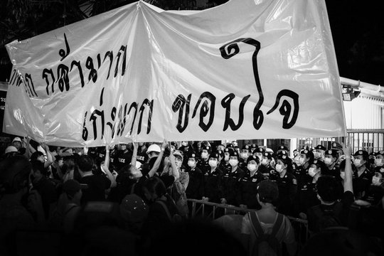 Deutsche Botschaft Bangkok Proteste