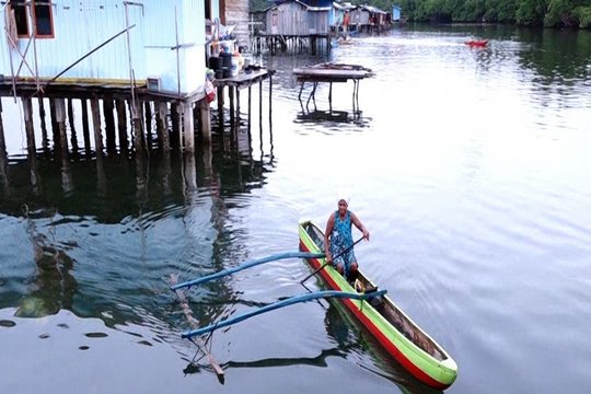 Der "Frauenwald" erstreckt sich über 8 Hektar entlang der Youtefa-Bucht, in der Nähe der schwimmenden Dörfer Tobati und Enggros. © Yulika Anastasia Indrawati