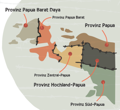 Karte Westpapua