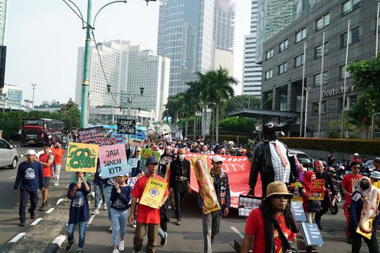 Klimaproteste Jakarta