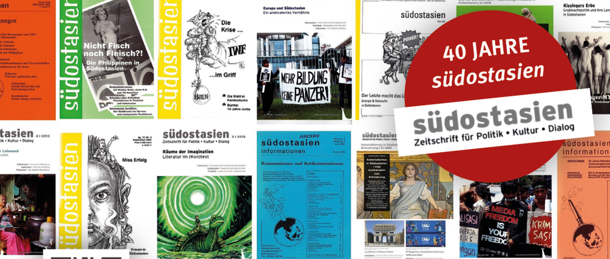 Titelseiten der Zeitschrift südostasien 