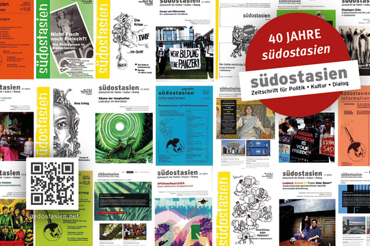 Titelseiten der Zeitschrift südostasien 