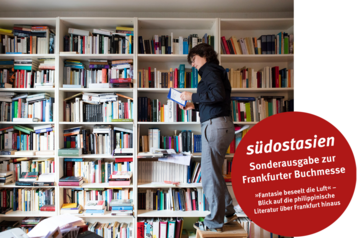 Die Frankfurter Buchmesse im Oktober 2025 rückt die Philippinen und ihre Literatur als Ehrengast ins Zentrum. Die Autorin und Übersetzerin Annette Hug ist Teil der philippinischen Delegation für die Buchmesse. © Corinne Stoll, alle Rechte vorbehalten