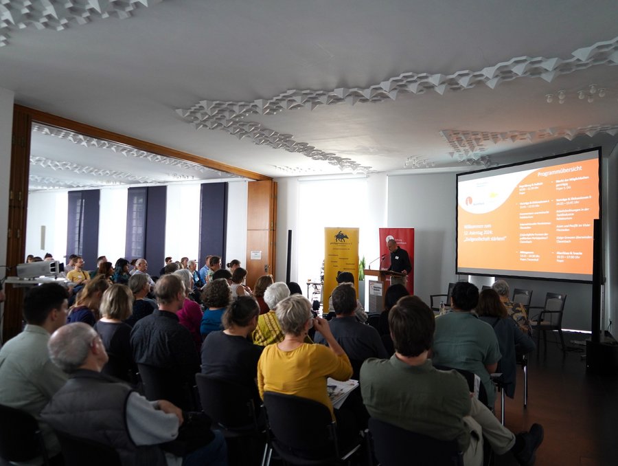 Begrüßung Asientag durch Melanchthon Akademie. © Stiftung Asienhaus