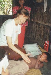 Burma: Bettina Kattermann im Einsatz