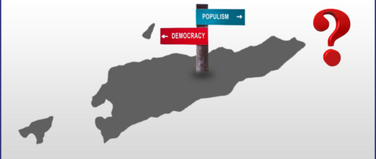 Demokratie oder Populismus? (Titelbild: Fundasaun Mahein Nov. 2025)