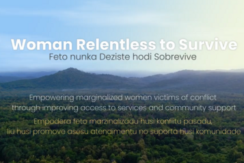 Asosiasaun Chega! ba ita: Video - Women relentless to survive, @ ACbit