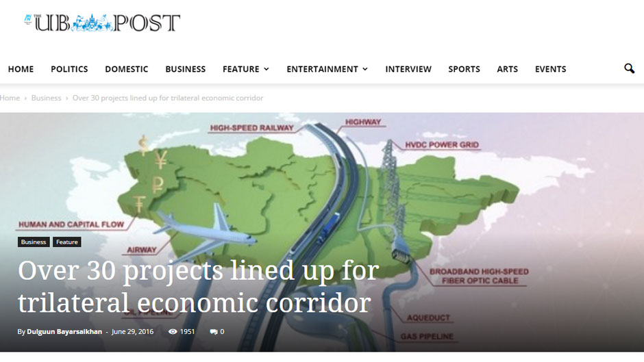 China-Mongolei-Russland: Die Ulaanbaatar Post berichtet über die 32 ...