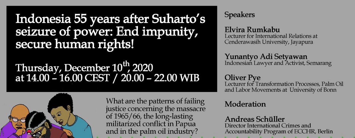 Veranstaltung zu Indonesien über Straflosigkeit